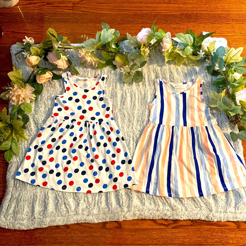 H&M toddler girl summer dresses size 3/4T